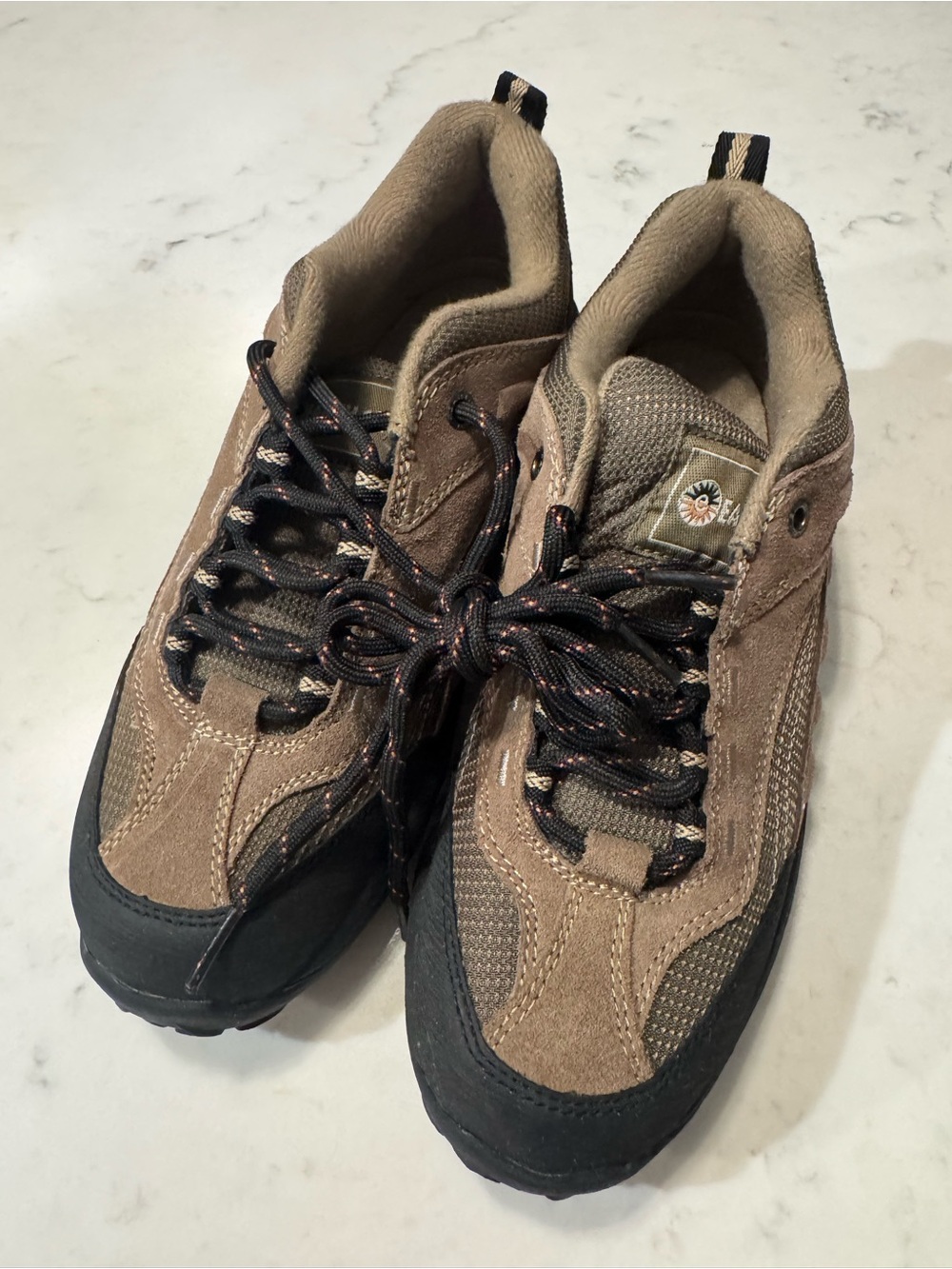 Earth Men's Brown and Black Rugged Trail Sneakers
